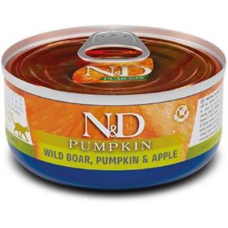 N&D PUMPKIN Cat konz. Wild Boar, Pumpkin & Apple 70 g