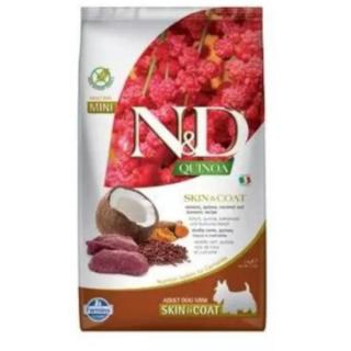 N&D QUINOA Dog GF Skin & Coat, Duck & Coconut Adult Mini 800g