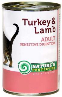 Nature's Protection Cat konzerva Sensitive krůta/jehně 400 g