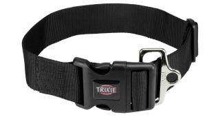 Obojek Trixie Premium Černý L-XXL