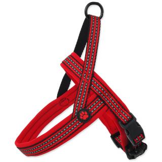 Postroj ACTIVE DOG Neoprene červený L-XL