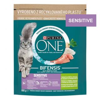 Purina ONE Sensitive s krůtou a rýží 800 g