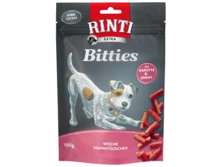RINTI Extra Bitties kuře + karotka + špenát 100g