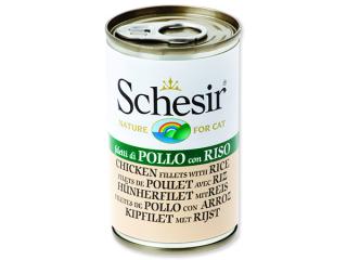Schesir konzerva Cat kuřecí + rýže 140g