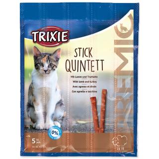 Tyčinky TRIXIE Cat Premio Quadro Anti-Hairball drůbež a játra 20g