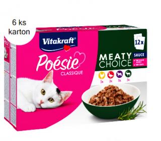 Vitakraft Cat Poésie Multipack Maso v omáčce 12x85 g