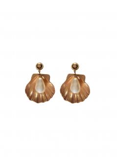 EARRINGS GOLD SHELLS