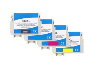 Inkoustová kazeta - EPSON T03A6 (603XL) - black, cyan, magenta, yellow - multipack - kompatibilní