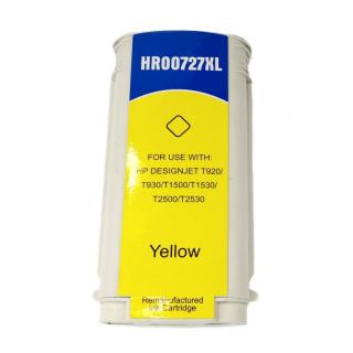 Inkoustová kazeta - HP B3P21A (727) - yellow - kompatibilní