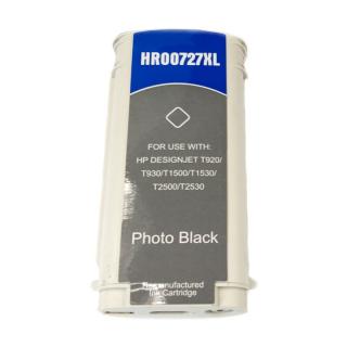 Inkoustová kazeta - HP B3P23A (727) - photo black - kompatibilní