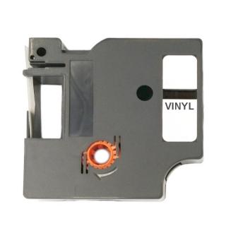 Páska - DYMO 1805430 - 24 mm bílá - černý tisk - VINYL - kompatibilní