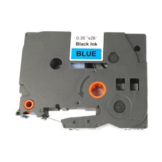 Páska pro popisovače BROTHER - typ TZE-521 - 9 mm modrá - černý tisk - kompatibilní