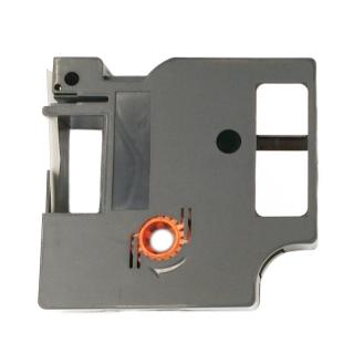 Páska pro popisovače DYMO - typ 45012 - 12 mm průhledná - červený tisk - kompatibilní