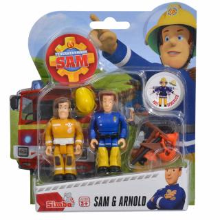 Sada dvou figurek Sam a Arnold s příslušenstvím Požárník Sam