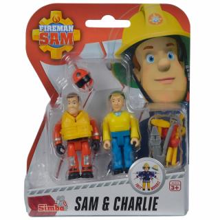 Sada dvou figurek Sam a Charlie s příslušenstvím Požárník Sam