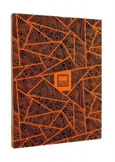 Zápisník A6 FLUORESCENT DIARY - oranžový