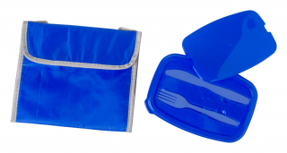 CHLADÍCÍ TAŠKA S BOXEM NA JÍDLO, 1000 ml Reklamní předměty barva: klasická modrá