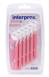 Mezizubní kartáčky Interprox Plus 90° Velikost: 0,38 mm růžová 6 ks
