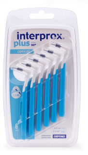 Mezizubní kartáčky Interprox Plus 90° Velikost: 0,80 mm modrá 6 ks
