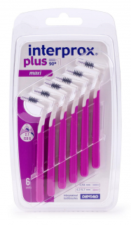 Mezizubní kartáčky Interprox Plus 90° Velikost: 0,94 mm fialová 6 ks