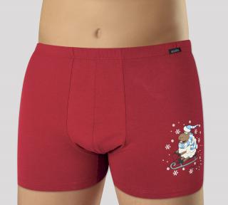 Boxerky Andrie PS 5690 Velikost: 54/56 (XL), Barva: červená