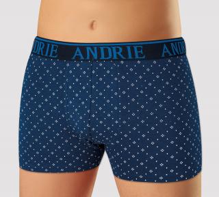 Boxerky Andrie PS 5747 Velikost: 54/56 (XL), Barva: tmavě modré s bílým tiskem