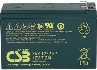 Baterie CSB EVX1272 F2 12V 7,2Ah