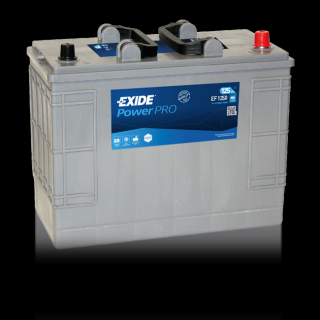 Exide PowerPro 12V 125Ah 850A, EF1250  nabitá autobaterie + Reflexní přívěsek FOOT + možný výkup staré baterie při doručení nebo v prodejně Jinočany
