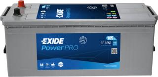 Exide Professional Power 12V 185Ah 1150A EF1853  nabitá autobaterie + tableta do ostřikovačů 2ks + výkup autobaterie v prodejně za 16 Kč/kg