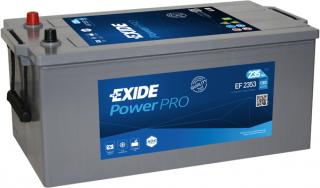EXIDE Professional Power 12V 235Ah 1300A EF2353  nabitá autobaterie + tableta do ostřikovačů 2ks + výkup autobaterie v prodejně za 16 Kč/kg