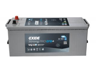 EXIDE StrongPRO EFB+ 12V 185Ah 1100A EE1853  nabitá autobaterie + tableta do ostřikovačů 2ks + výkup autobaterie v prodejně za 16 Kč/kg
