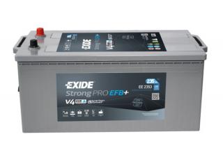 Exide StrongPRO EFB+ 12V 235Ah 1200A EE2353  nabitá autobaterie + tableta do ostřikovačů 2ks + výkup autobaterie v prodejně za 16 Kč/kg