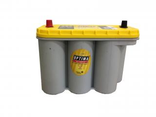 Optima Yellow Top S-5.5 12V 75Ah 975A  nabitá autobaterie + Reflexní přívěsek FOOT + možný výkup staré baterie při doručení nebo v prodejně Jinočany