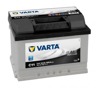 Varta Black Dynamic 12 V 53Ah 500A, 553 401 050, C11  nabitá autobaterie + Reflexní přívěsek FOOT + možný výkup staré baterie při doručení nebo v…