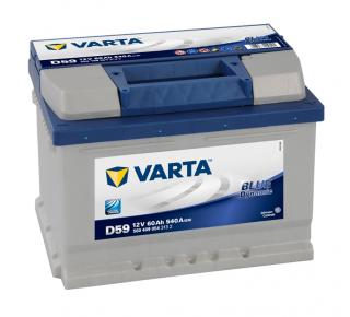 Varta Blue Dynamic 12V 60Ah 540A, 560 409 054, D59  nabitá autobaterie + Reflexní přívěsek FOOT + možný výkup staré baterie při doručení nebo v…
