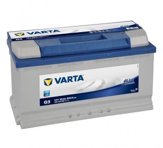Varta Blue Dynamic 12V 95Ah 800A, 595 402 080, G3  nabitá autobaterie + Reflexní přívěsek FOOT + možný výkup staré baterie při doručení nebo v…