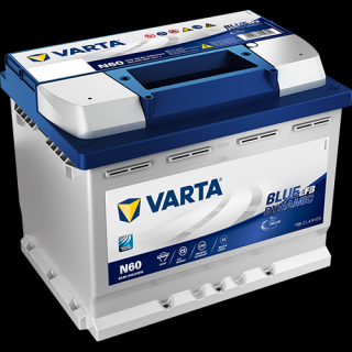 Varta Blue Dynamic EFB, 12V 60Ah 640A 560 500 064, N60  nabitá autobaterie + Reflexní přívěsek FOOT + možný výkup staré baterie při doručení nebo v…