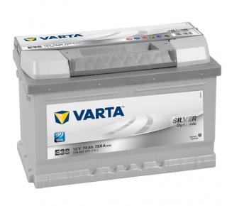 Varta Silver Dynamic 12V 74Ah 750A, 574 402 075, E38  nabitá autobaterie + Reflexní přívěsek FOOT + možný výkup staré baterie při doručení nebo v…
