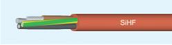 Odolný silikonový kabel SiHF k instalaci do sauny typ: kabel 3 x 2.5