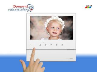 Bytový monitor CDV-70H, bílý (barevný handsfree videotelefon s 7'' displejem s dotykovými tlačítky )