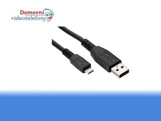 USB kabel A-B micro, propojovací, délka 1.8m