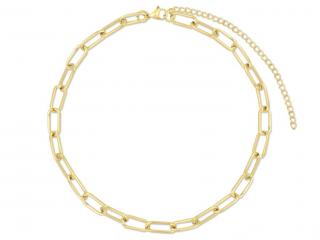 Choker náhrdelník Gaia řetězový zlatý