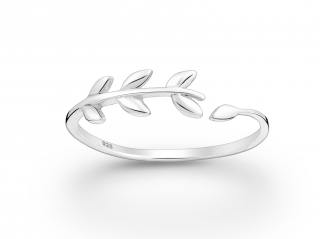 Prsten Vavřín stříbro 925 Velikost: 5 - 1,5 cm (EU 49 - 50)