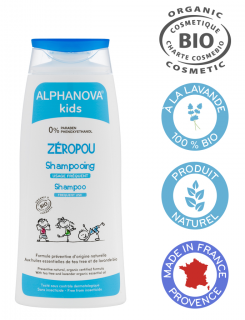 ALPHANOVA KIDS Šampon proti vším 200 ml. (Ultra jemný šampón pro děti. Pomáhá zabránit vzniku vší. Vhodný i pro dospělé.)