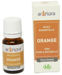 AROFLORA Éterický olej BIO Pomeranč 10 ml. (Harmonizuje zažívání, dodává radost a optimismus. )