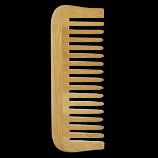 AVRIL Dřevěný hřeben na vlasy WIDE - 1 ks (z bambusu a přírodního kaučuku)