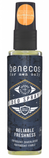 BENECOS Deo sprej - 75 ml. (Mírné složení bez hliníkových solí spolehlivě osvěží a umožňuje pokožce dýchat. S přírodní alpskou pramenitou vodou.)