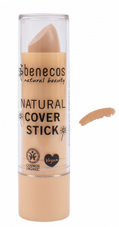 BENECOS Korektor stick Beige - 5 ml (Benecos Natural Cover Stick zakrývá nečistoty, tmavé kruhy a nepravidelnosti. Díky vysokému krytí zajišťuje bezchybný a přirozený povrch.)