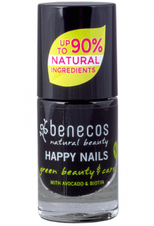 BENECOS Lak na nehty LICORICE - 5 ml (8 - FREE, s avokádovým olejem pro výživu a Biotinem pro posílení křehkých nehtů.)