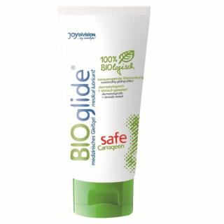BIOGLIDE Gel lubrikační SAFE s karagenem 100 ml (Lubrikační gel je vhodný pro zvlhčení a na zpříjemnění erotických hrátek a můžete ho použít i pro masáž celého těla. Obsahuje výtažek ze zeleného čaje, jež má antioxidační, hojivé a regenerační účinky.)